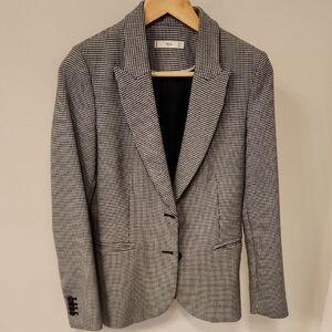 Mango Houndstooth Blazer